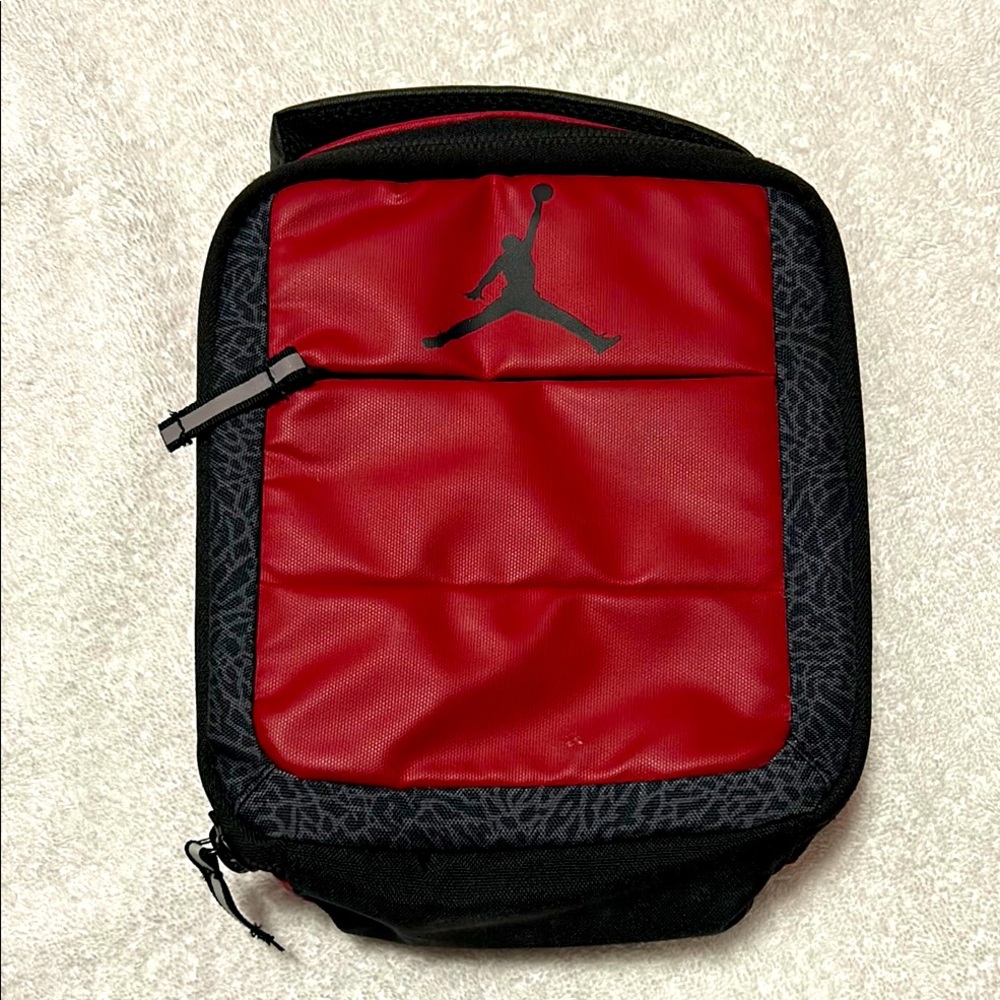 Jumpman Air Michael Jordan Insulated Lunch Bag Cooler With Front Pocket